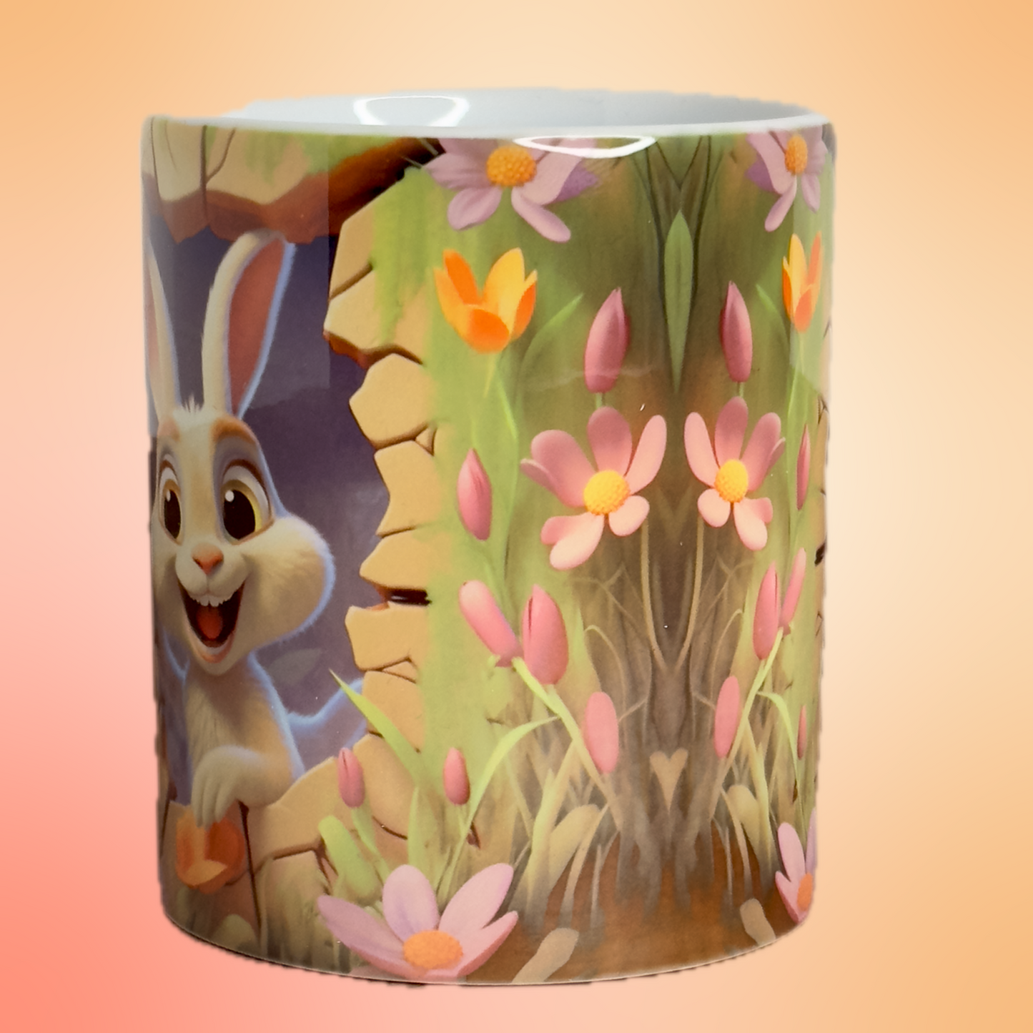"Spencer The Happy Rabbit" Mug