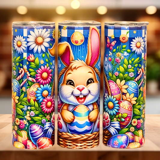 "Happy Bunny Tumbler"