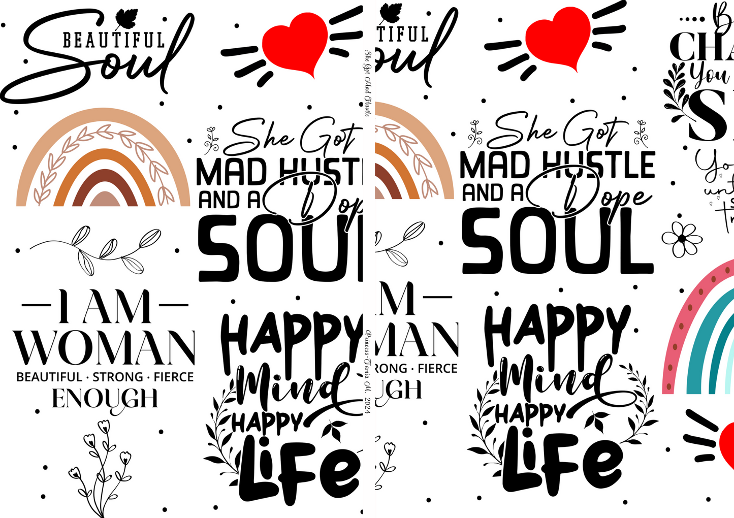 "She Got Hustle And Soul" Motivational Journal